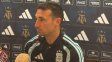 Scaloni, antes del partido con Angola: Messi en principio va a jugar