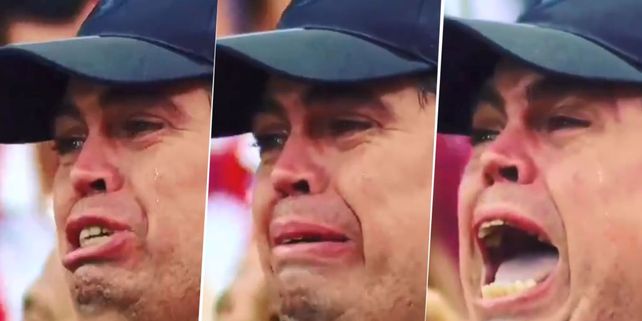 ¡Apareció el video completo del hincha de Colón llorando con el Yo soy Sabalero!