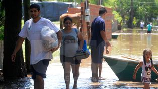 La crecida del Paraná en imágenes
