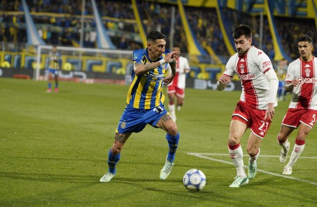 Ángel Di María es uno de los que aporta talento en este Central de Jorge Almirón.