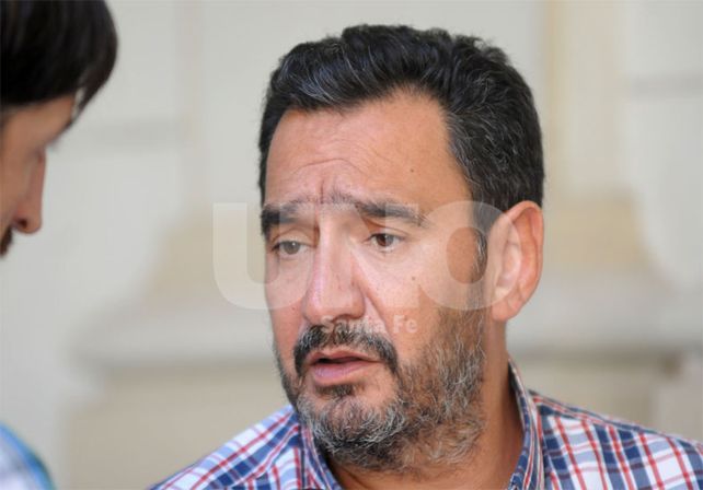Claudio Leoni de FESTRAM no descartó la realización de medidas de fuerza si no se llega a un acuerdo este miércoles / Foto: José Busiemi - Uno Santa Fe