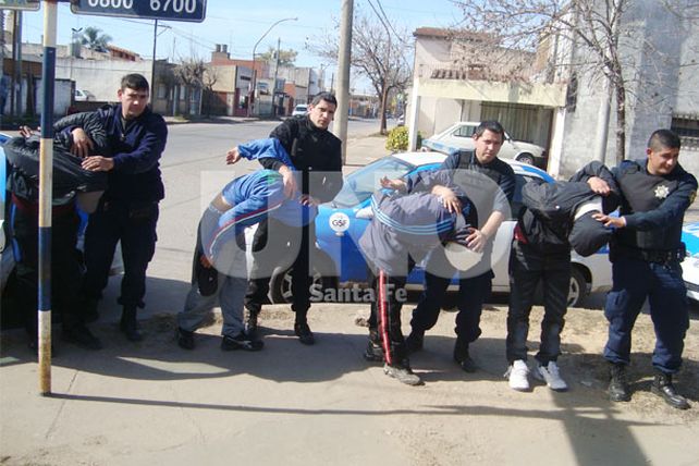 Violentos tiratiros fueron apresados en el norte de la ciudad de Santa Fe