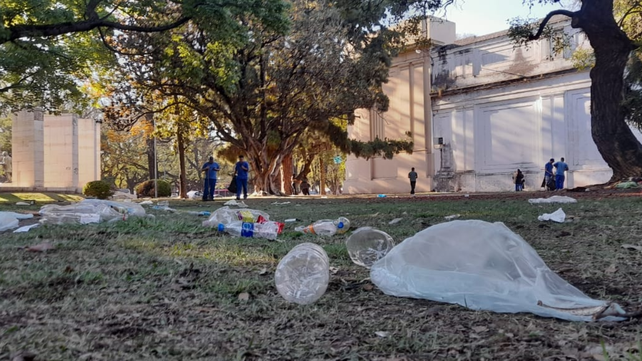 La zona aledaña al Cementerio El Salvador fue la más afectada.