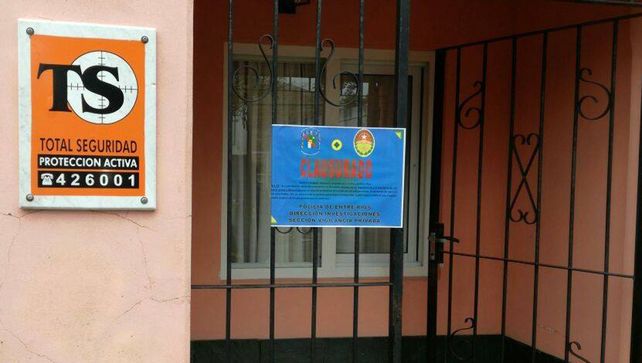 Clausurada. Una de las últimas sancionadas fue una empresa de la ciudad de Victoria.