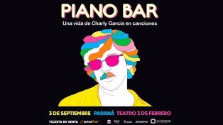 Piano Bar llega a Paraná para celebrar los 40 años de Clics Modernos de Charly García