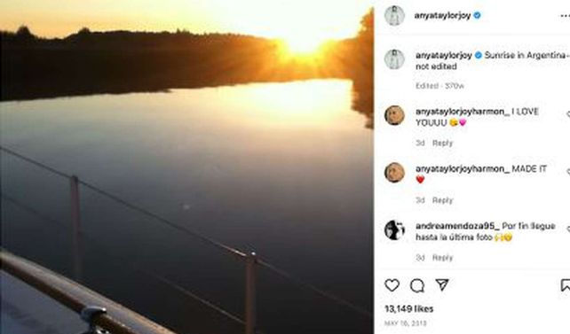 Anya Taylor-Joy recordó su vida en Argentina y revolucionó las redes sociales