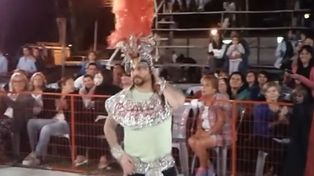 José Ottavis se calzó las plumas y se sumó a la comparsa en Corrientes