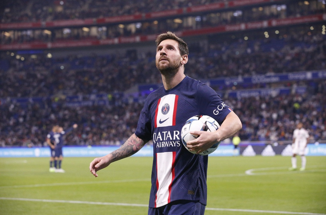 Lionel Messi le dio el triunfo al PSG ante Lyon en Francia
