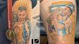 Muchos paranaenses llevan hoy en su cuerpo la imagen de Messi, tras tatuarse con Leo Puzzle Muchos paranaenses llevan hoy en su cuerpo la imagen de Messi, tras tatuarse con Leo Puzzle