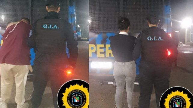 Una persecución en Paraná culminó con la aprehensión de un hombre que era buscado por la policía de Córdoba. Su pareja también fue detenida.