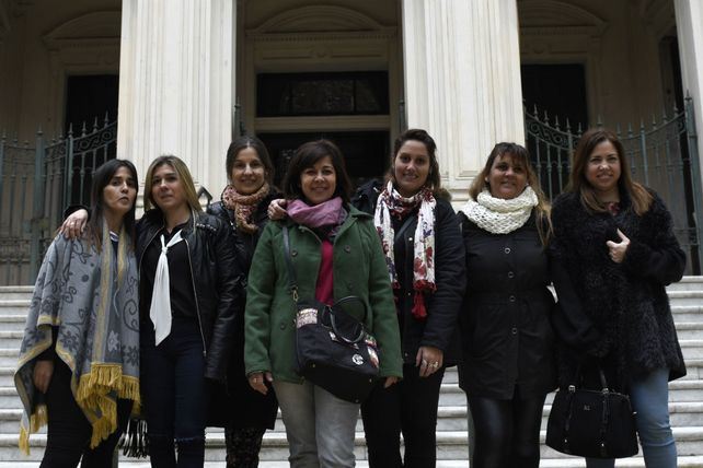 Conformidad. Las referentes pertenecen a la agrupación Madres que se plantan.