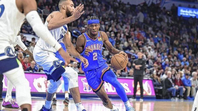 Oklahoma dio la nota al superar a Minnesota en la NBA