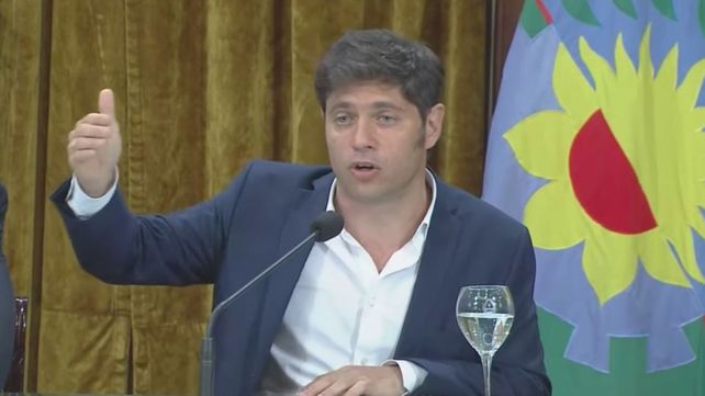 EXPLICACIÓN. El gobernador bonaerense.