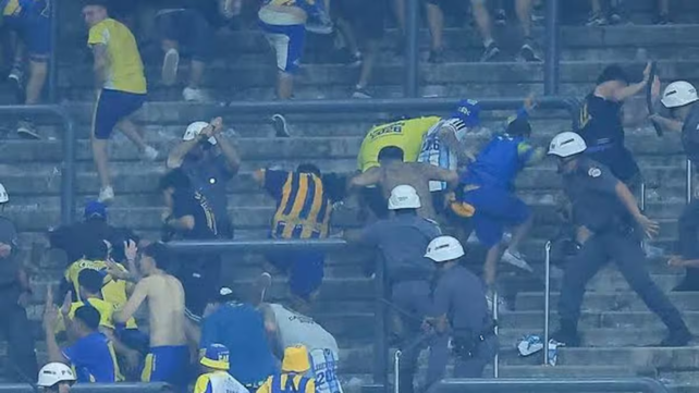 Incidentes tras la eliminación de Central en Brasil: cinco argentinos detenidos.