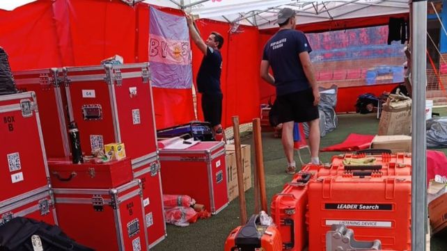 Brigadistas santafesinos llegaron&nbsp; a Venezuela para sumarse a las tareas que se vienen realizando en las zonas afectadas por los terremotos.