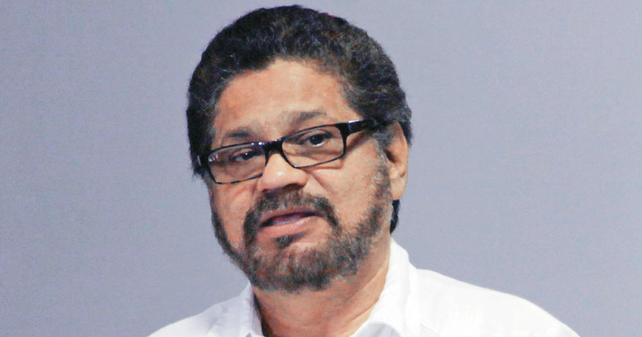 Iván Márquez en sus tiempos de jefe de las negociaciones de paz entre las Farc y el gobierno de Colombia.&nbsp;