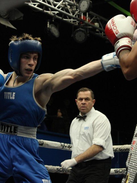 Canelito Travaglini es uno de los tres rosarinos que estarán en el Nacional de boxeo.