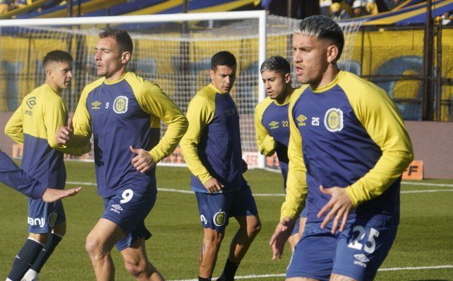 A la carga. Copetti y Ruben conformarán la ofensiva de Central frente a Instituto.