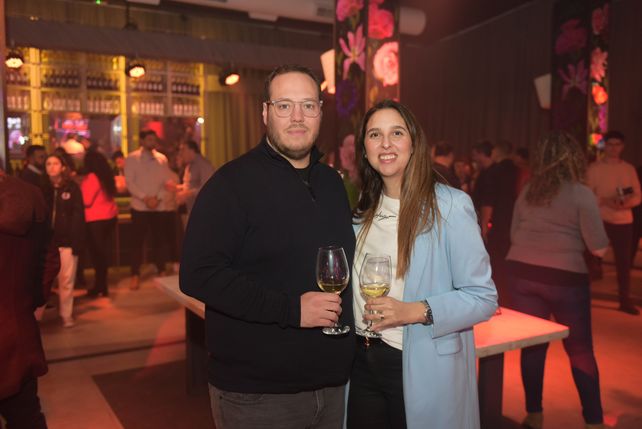 Angelo Rossini y Lucia Junco.