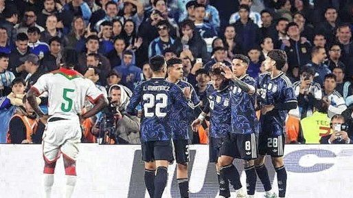 En un amistoso sin equivalencias, Argentina aplastó a Burkina Faso