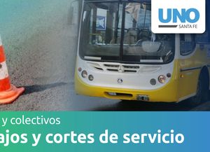 Cortes y desvíos de tránsito por bacheo y cambio de recorrido de colectivos