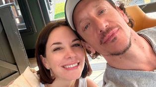 Nico Vázquez junto a su compañera de elenco de Rocky