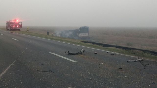 Choque frontal en ruta nacional 34 con un muerto y una mujer en estado grave. IMÁGENES FUERTES.
