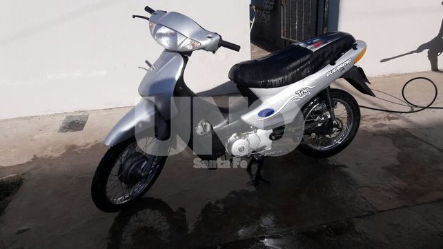 El robo. La moto fue sustraída el pasado domingo