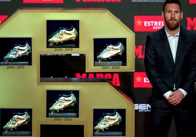 El show de Mateo Messi en la gala de entrega del Botín de Oro