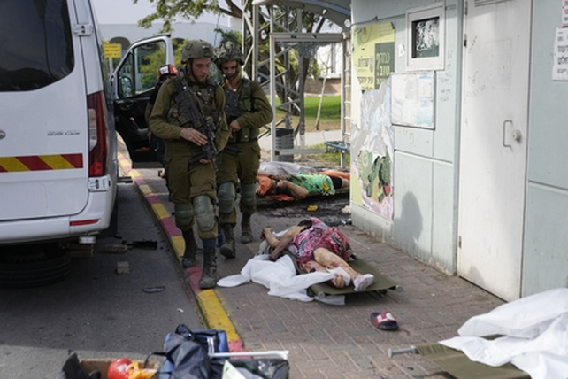 La matanza de civiles por Hamás alcanzó su pico en la ciudad de Sderot.&nbsp;