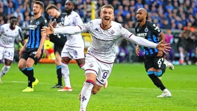 Lucas Beltrán le dio la clasificación a Fiorentina.