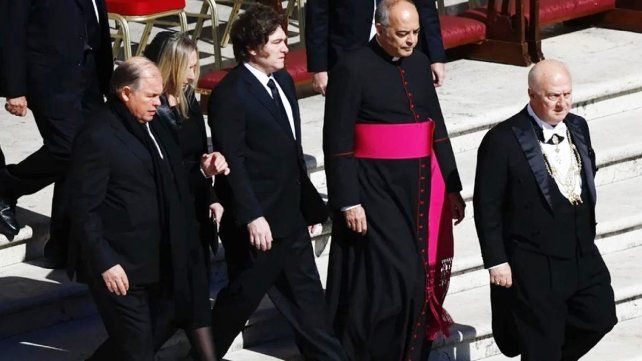 En el funeral del Papa Francisco