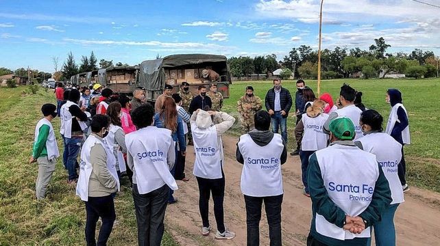 Por la pandemia, Santa Fe empezó a repartir 50.000 módulos alimentarios en la ciudad 