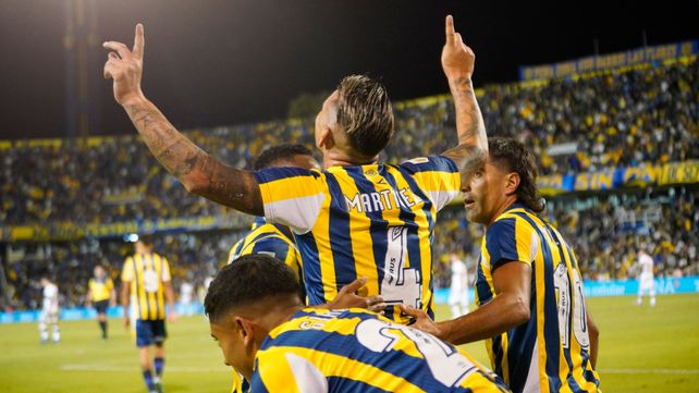 Damián Martínez volvió a poner a Central en ventaja contra Gimnasia. Puso a cabeza tras la asistencia de Coyote Rodríguez.