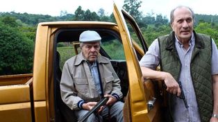 Víctor Laplace y Ernesto Claudio como Reinaldo y El Alemán.