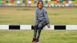 Yani Martínez recuperó su sonrisa característica cuando pudo volver a entrenar en el estadio Jorge Newbery. En Tokio intentará dar lo mejor.
