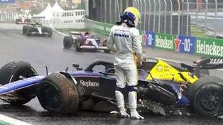 Colapinto habló sobre los choques que tuvo en la F1: Tal vez fue demasiado