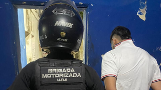 He escaped a traffic control, the police chased him and arrested him in Granadero Baigorria