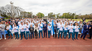 Alberto Fernández despidió a la delegación argentina que participará de los Juegos Odesur en Asunción.