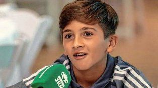 Thiago Messi brindó una entrevista a un medio español donde habló de sus ganas de vestir la camiseta de la Selección Argentina.