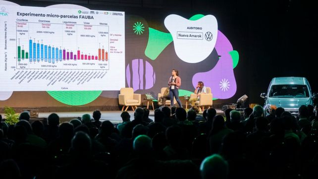 Los especialistas de Fauba y Conicet Gervasio Piñeiro y Paula Berenstecher presenta el panel Red de Cultivos de Servicios (RCS): resultados campaña 2023-24.