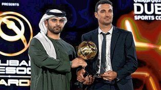 Lionel Scaloni ganó el premio a la Trayectoria.