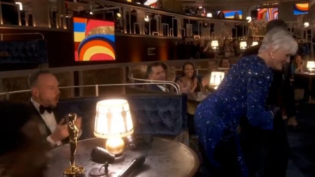 Glenn Close sorprendió con un sensual perreo en la ceremonia de los Oscar