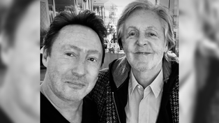 Paul McCartney y Julian Lennon compartieron su encuentro en un aeropuerto