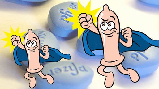 Especial para c&oacute;modos y olvidadizos: se viene el preservativo con Viagra