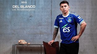 De Unión a Francia: Racing de Estrasburgo presentó a Mateo Del Blanco