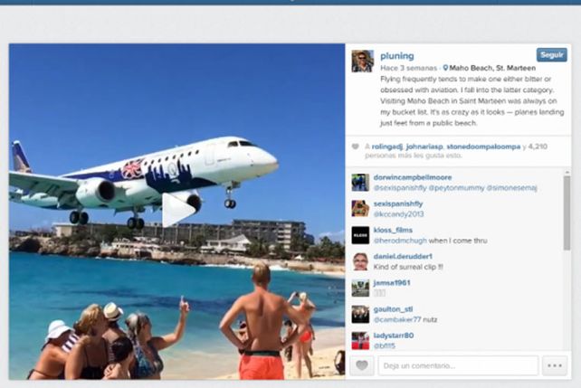 Videazo en slow motion de aterrizaje en Saint Marteen se hace viral