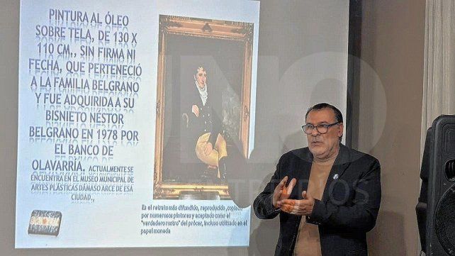Se realizó en Paraná la charla Los rostros de Manuel Belgrano.
