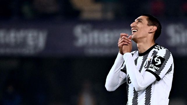 Ángel Di María jugó este jueves con la Juventus y llevó tranquilidad al DT de la selección
