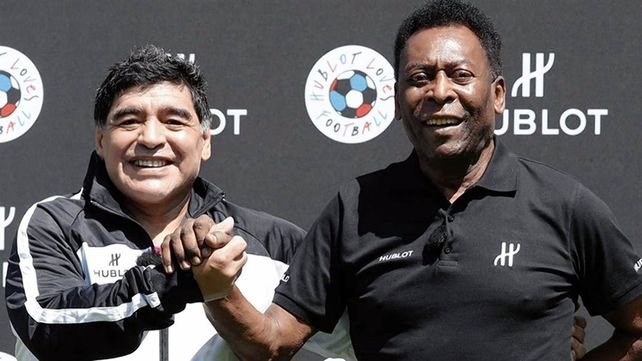 El emotivo mensaje de Pelé para despedir a Maradona